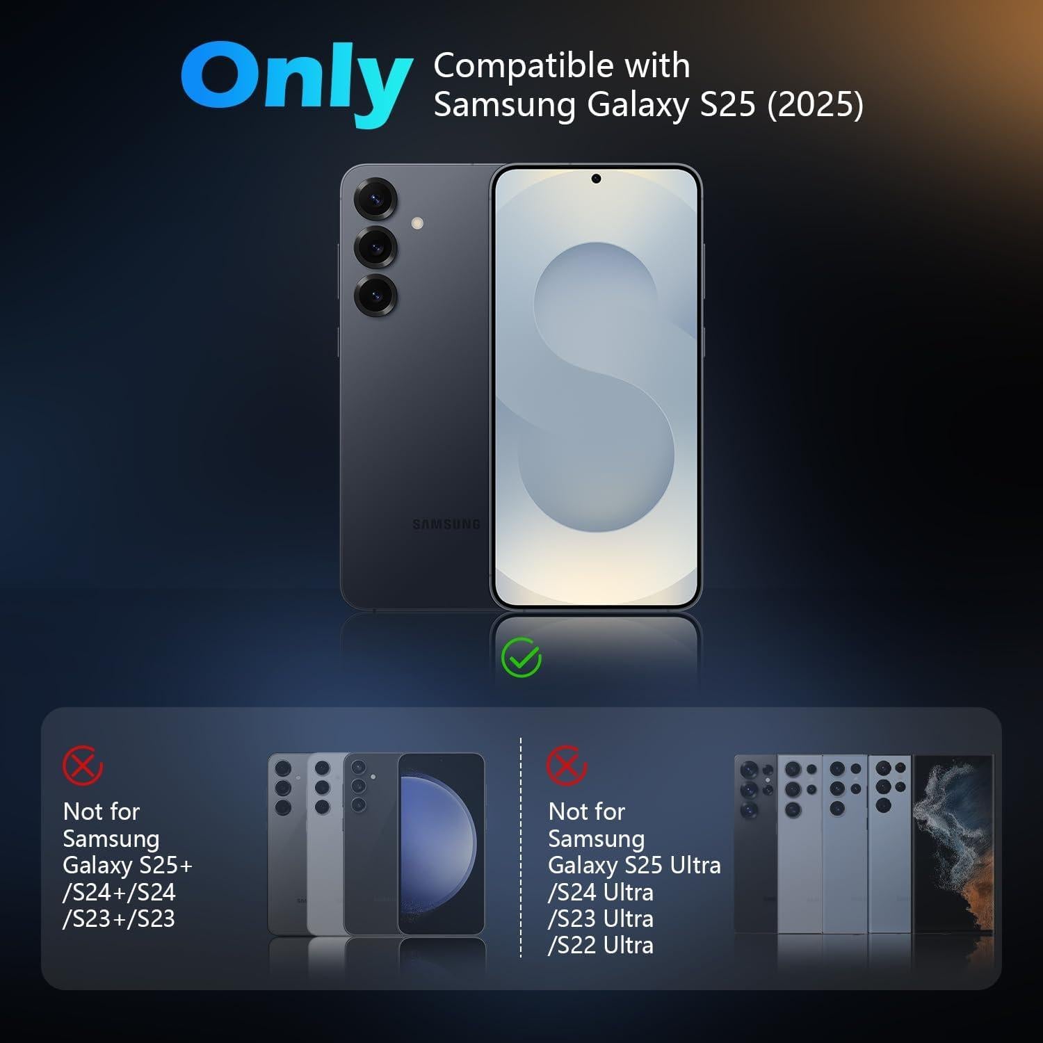 Protector de Lente de Cámara imluckies para Samsung Galaxy S25