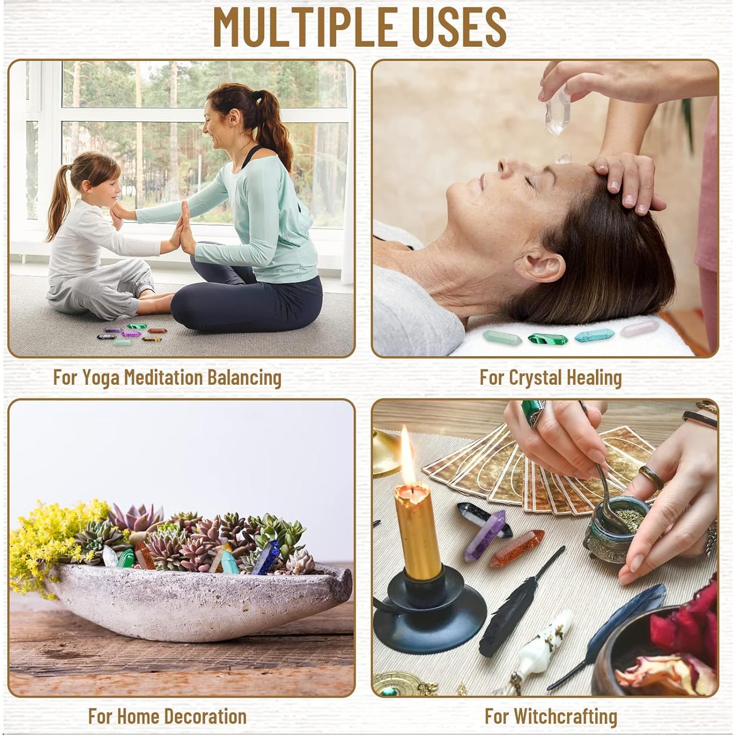 Conjunto de 17 Piezas de Cristales Sanadores Modacraft