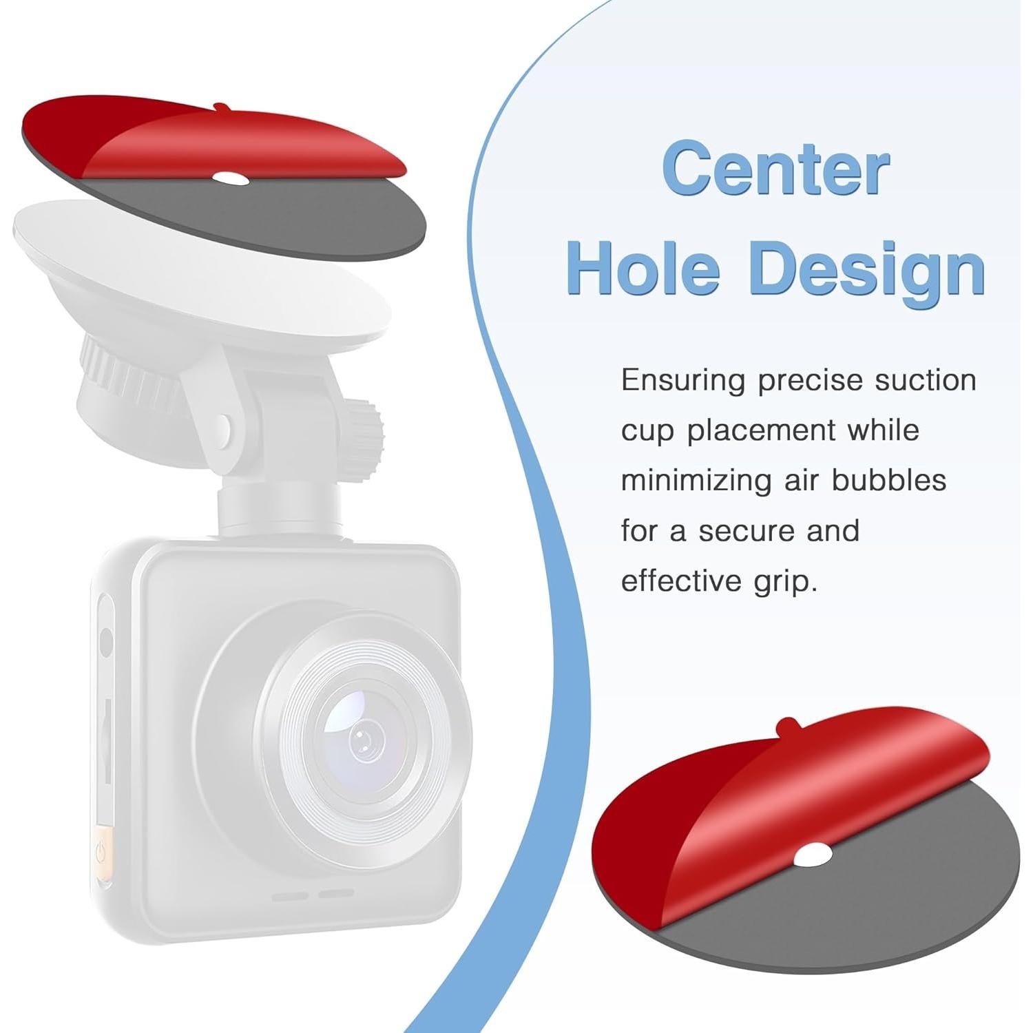 Almohadillas Adhesivas Doble Cara 5.6 y 6.6 cm para Ventosa