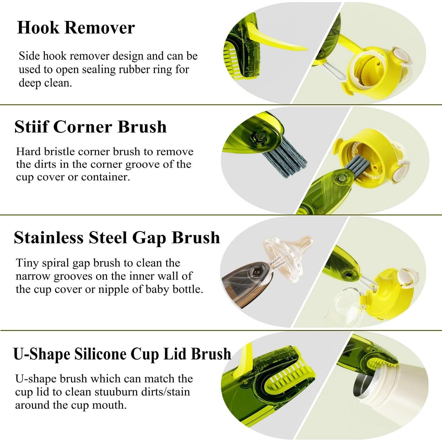 Juego de Cepillos de Limpieza 4 en 1 CraftinAround