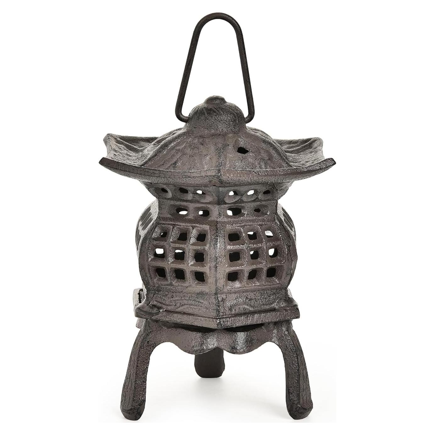 Soporte de Vela Vintage Sungmor de Hierro Fundido 14x12.4x19.3cm