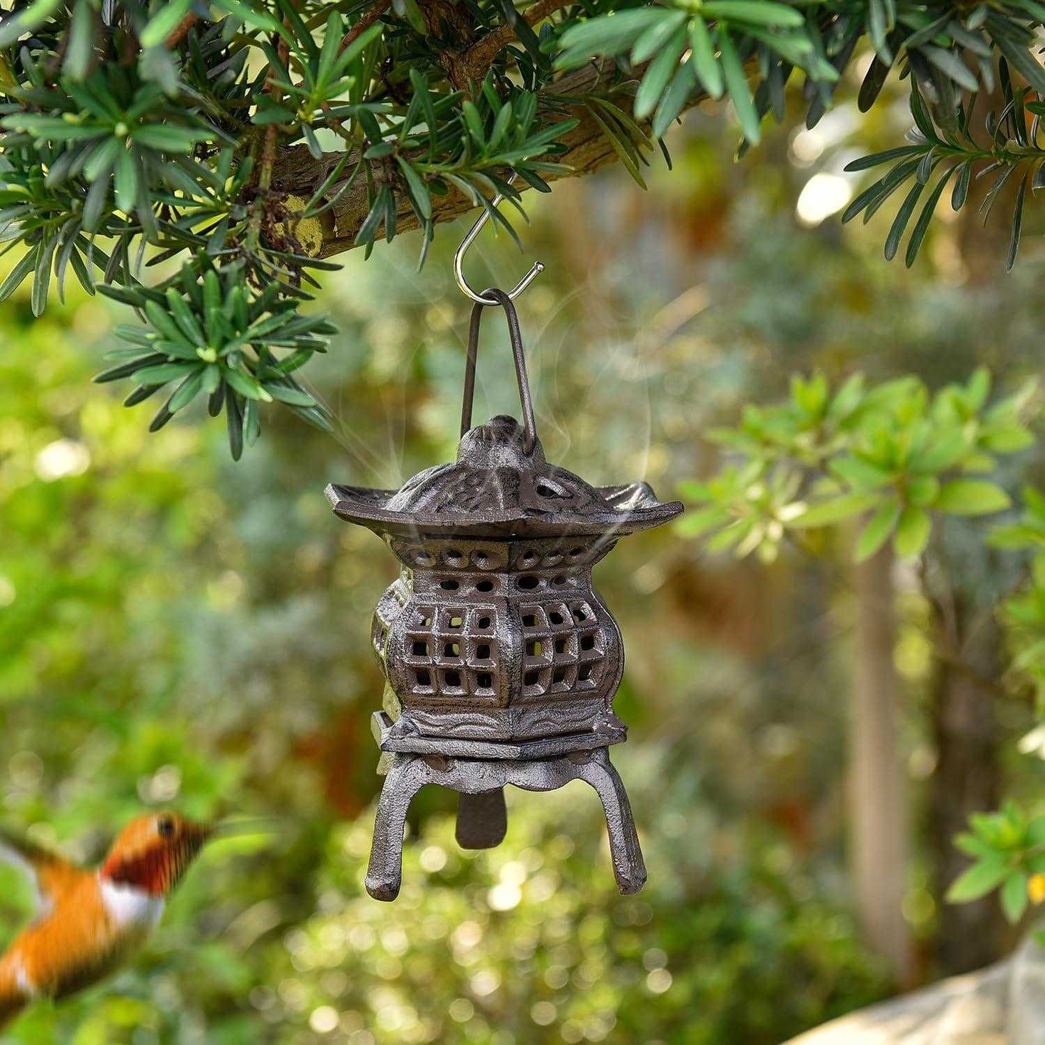 Soporte de Vela Vintage Sungmor de Hierro Fundido 14x12.4x19.3cm