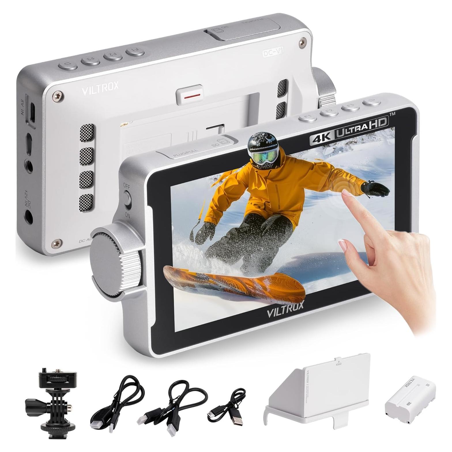 Monitor de Campo VILTROX DC-V1 5.5" 4K HDMI Táctil