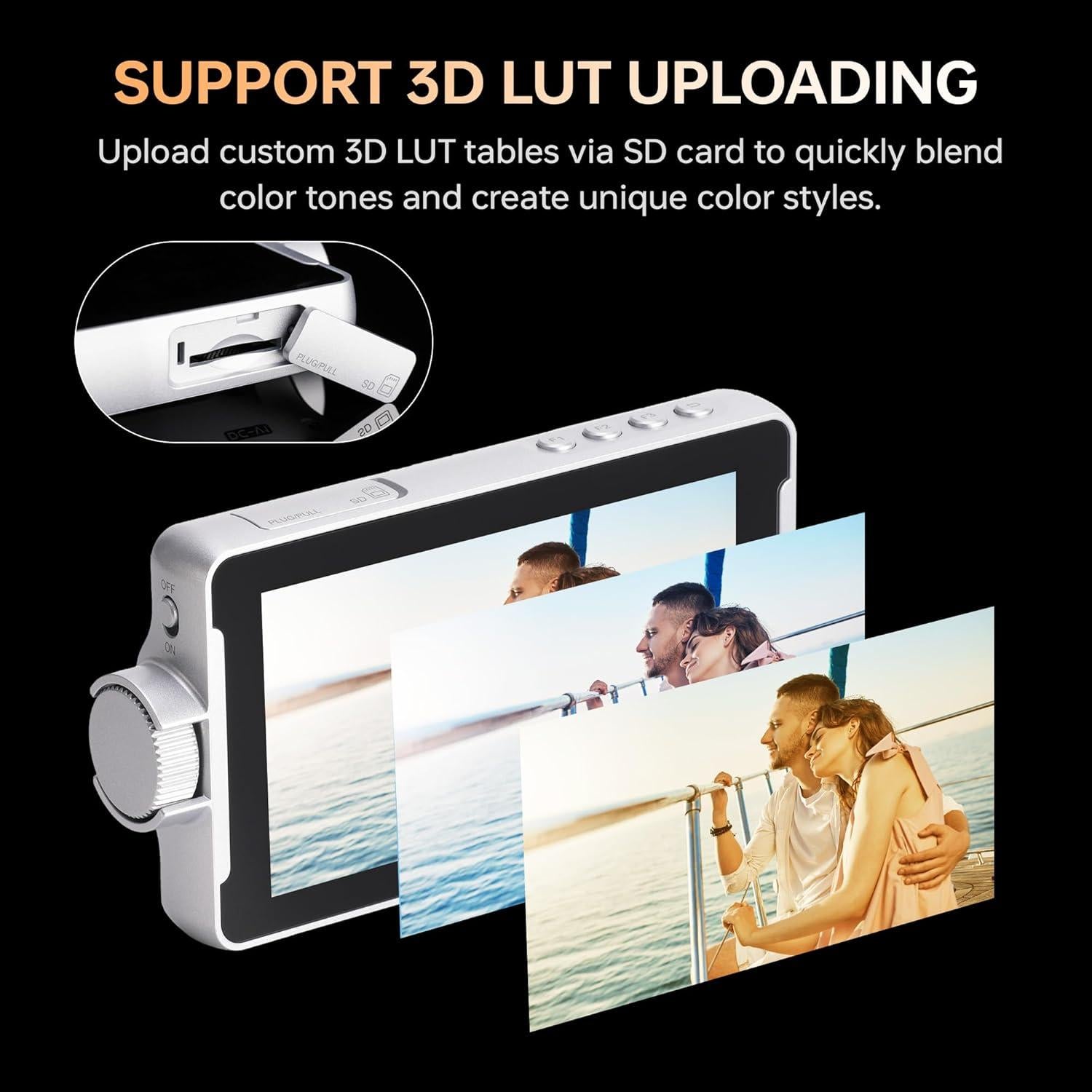 Monitor de Campo VILTROX DC-V1 5.5" 4K HDMI Táctil