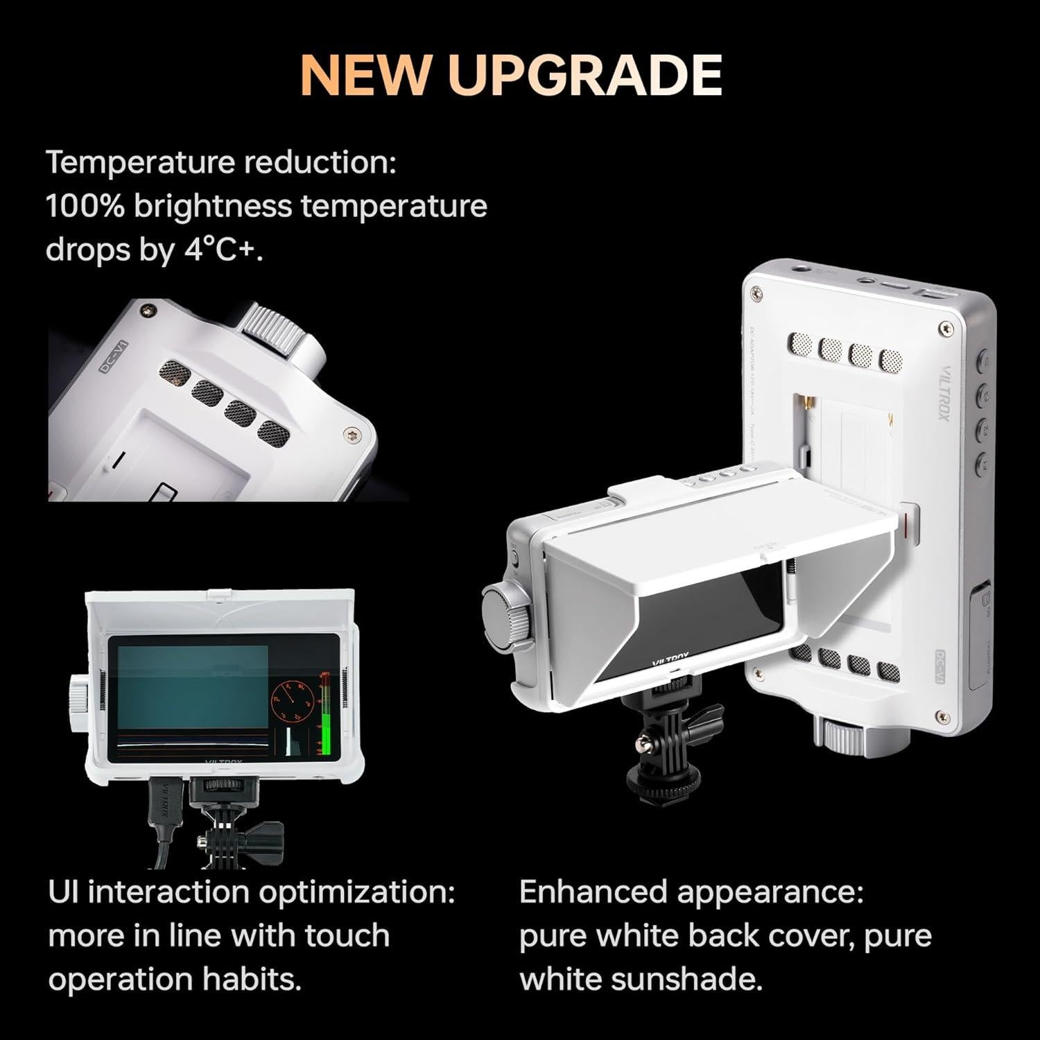 Monitor de Campo VILTROX DC-V1 5.5" 4K HDMI Táctil