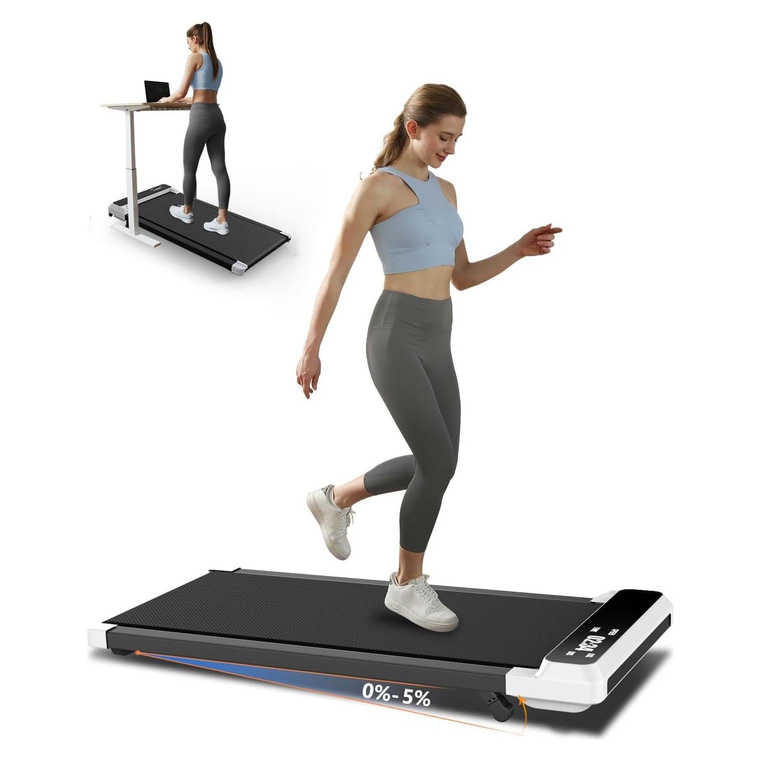 Caminadora 2 en 1 JURITS C7W Compacta Bajo Escritorio 120.2 kg