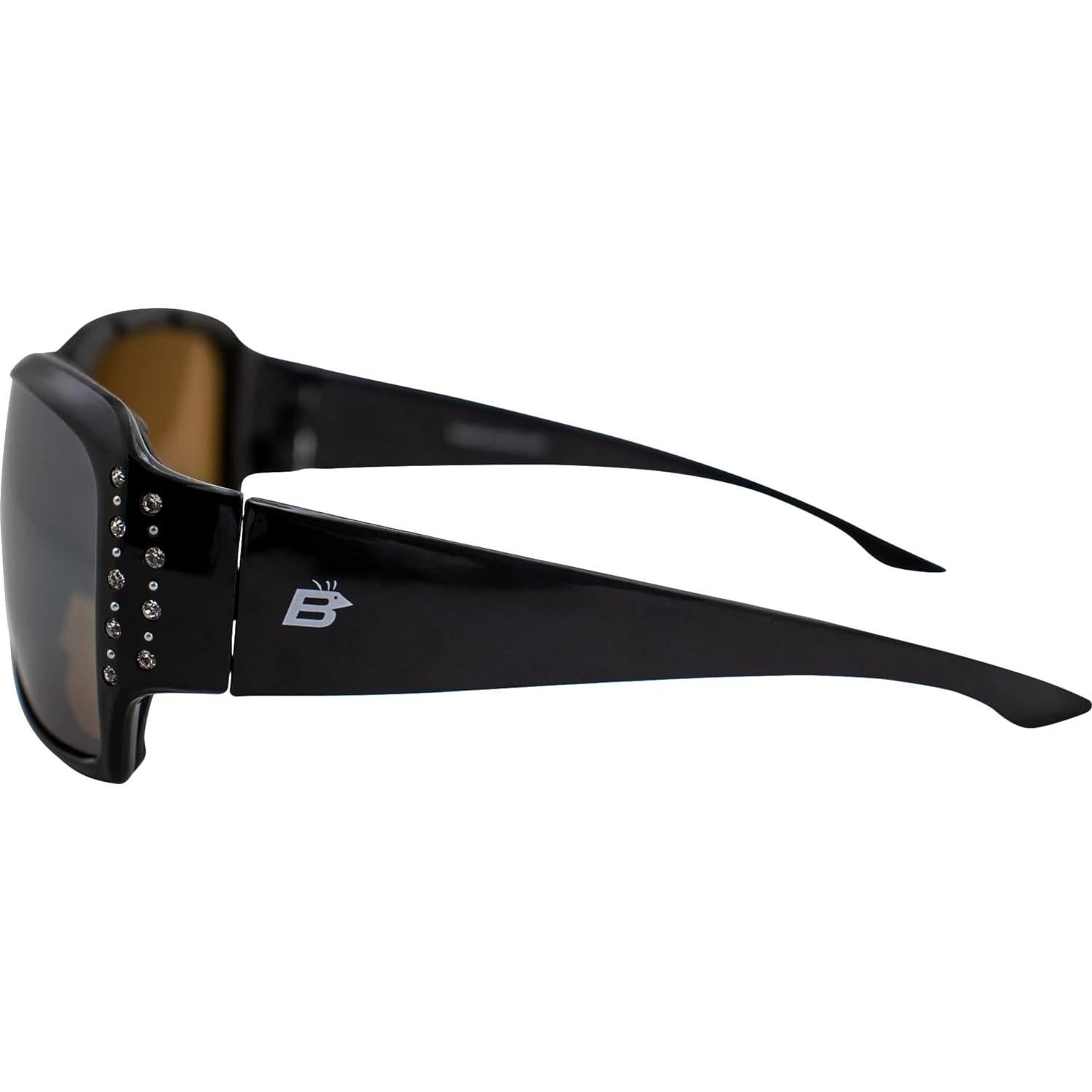 Gafas de sol de moto para mujer Birdz Eyewear LadyBird negras