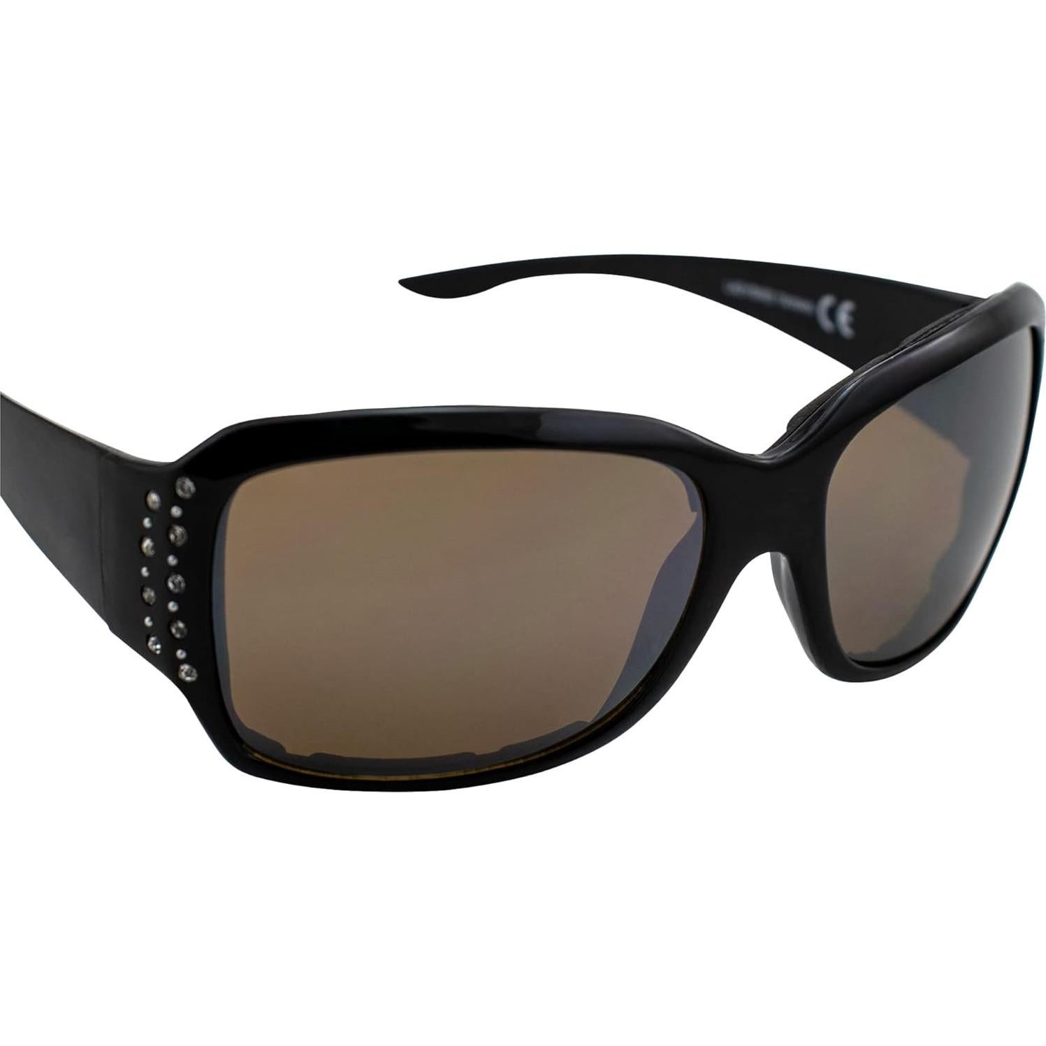 Gafas de sol de moto para mujer Birdz Eyewear LadyBird negras