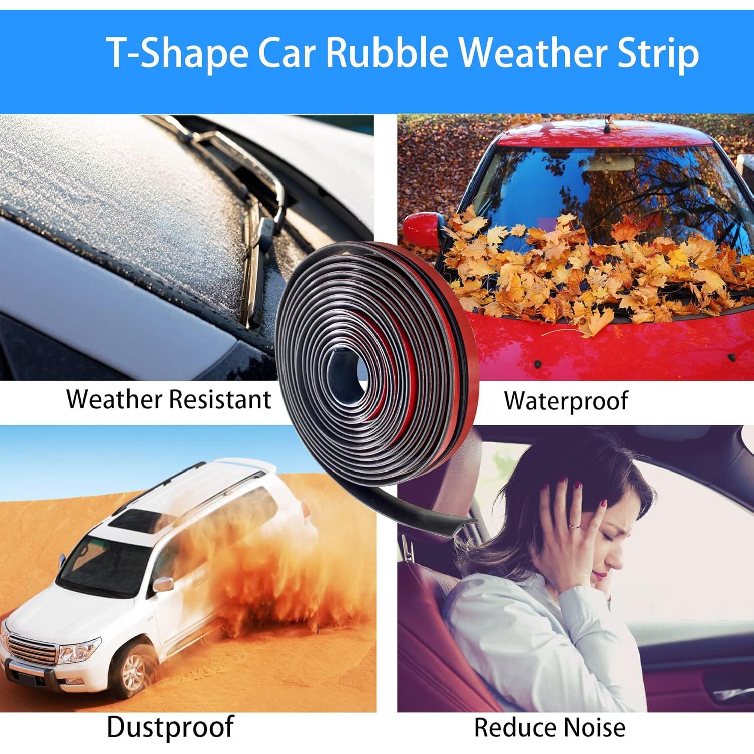 Sello de goma para parabrisas YCooiFo 14mm 11.5 pies