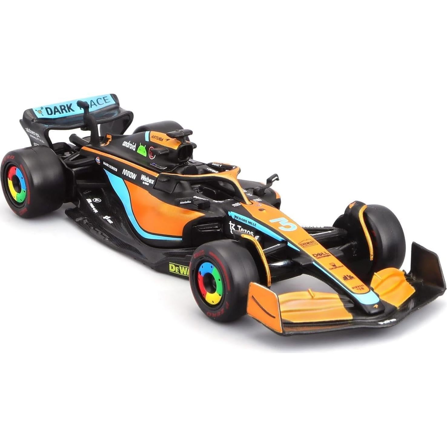 Bburago Modelo Coche Diecast 1/43 McLaren F1 MCL36 #3 Ricciardo