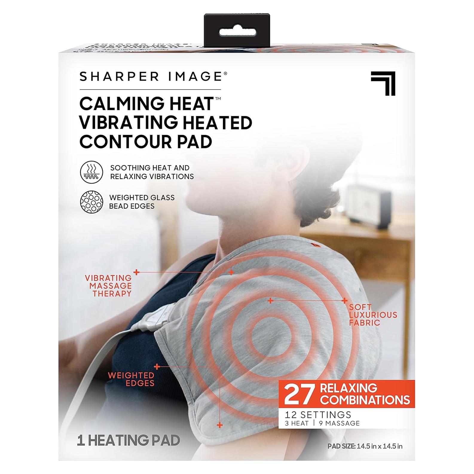 Almohadilla Eléctrica de Calor Vibrante Sharper Image 36.83 cm