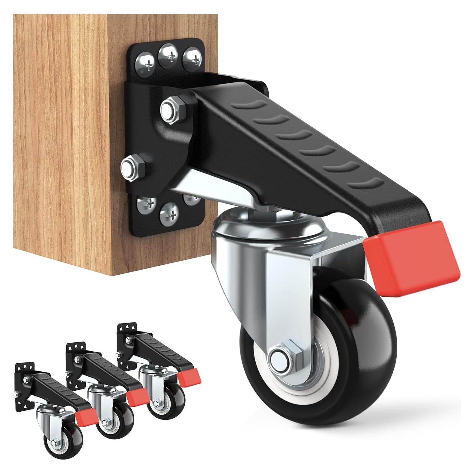 Kit de Ruedas Retráctiles SPACEKEEPER para Banco 299 kg