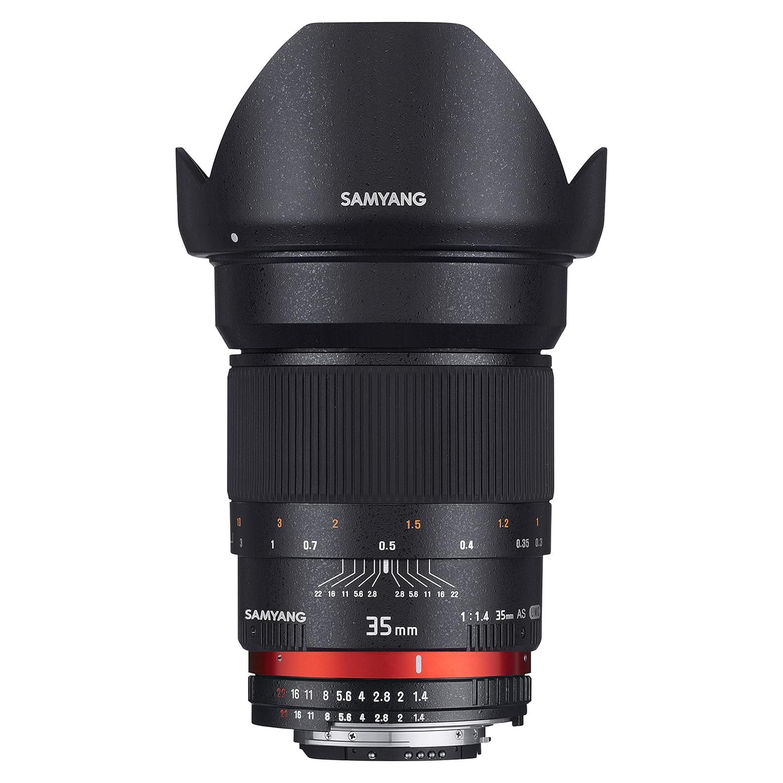 Lente Samyang 35mm F1.4 Manual para Canon - Enfoque Preciso