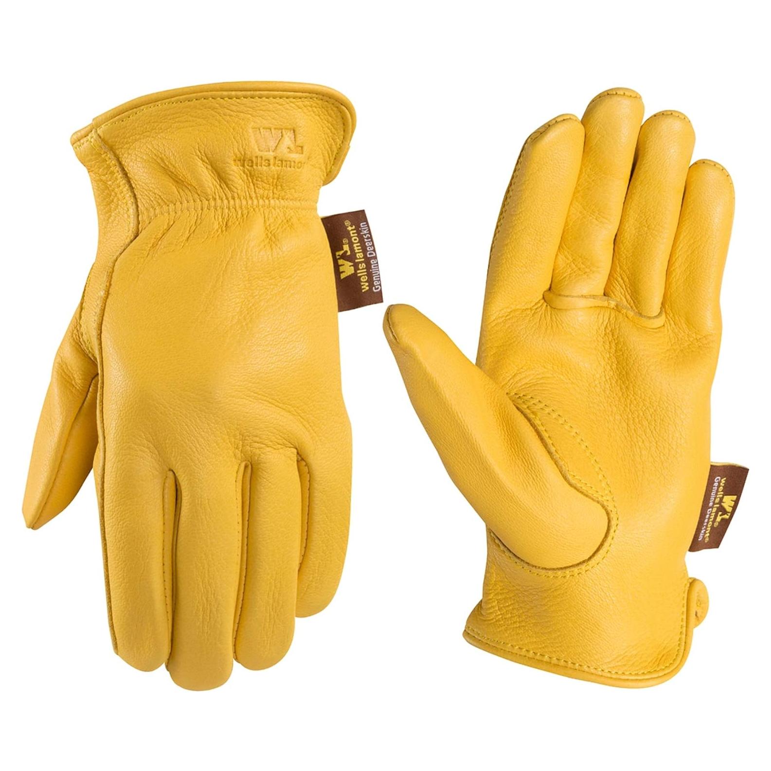 Guantes de Conducción de Cuero de Ciervo Wells Lamont 962S Pequeño