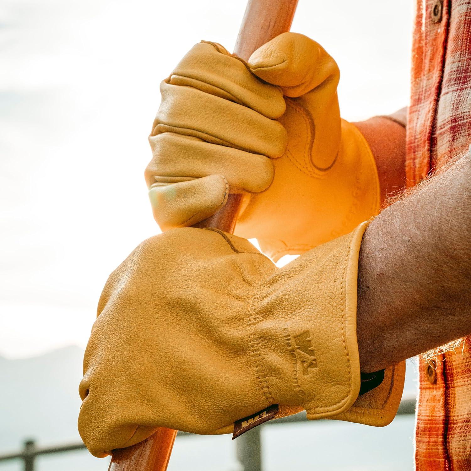 Guantes de Conducción de Cuero de Ciervo Wells Lamont 962S Pequeño