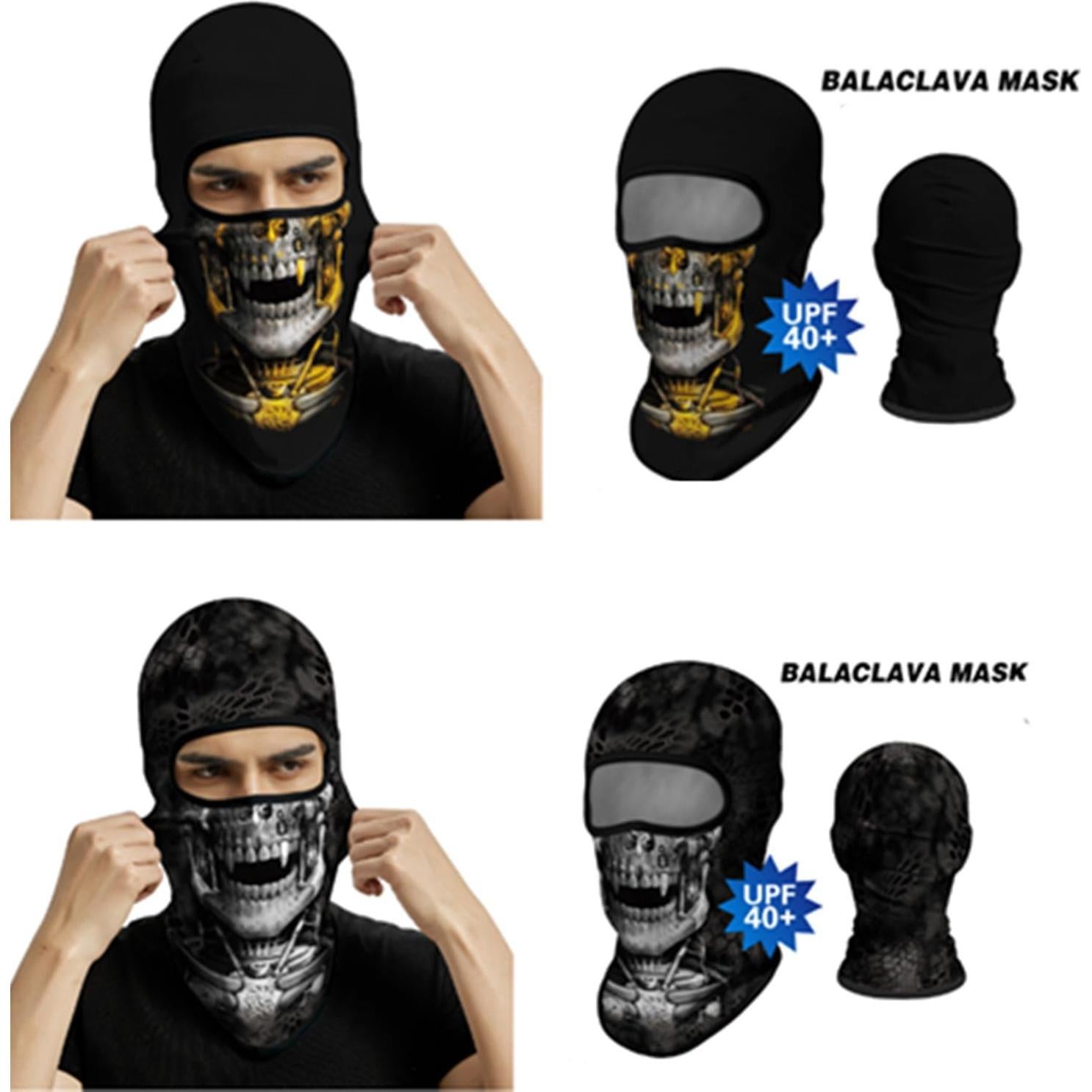 Máscara Balaclava 3D Unisex WYSUMMER - Calavera, Transpirable