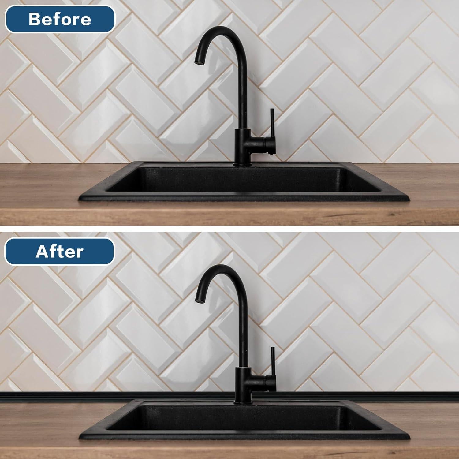 Moldura Flexible ZOWZOW 3 m Negra Peel and Stick para Esquinas