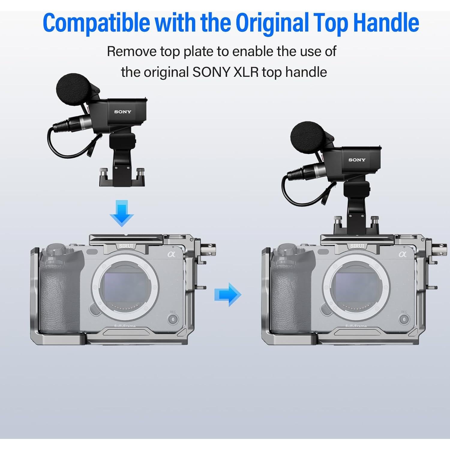 Jaula de Cámara SIRUI para Sony FX3 FX30 con Correa y Accesorios