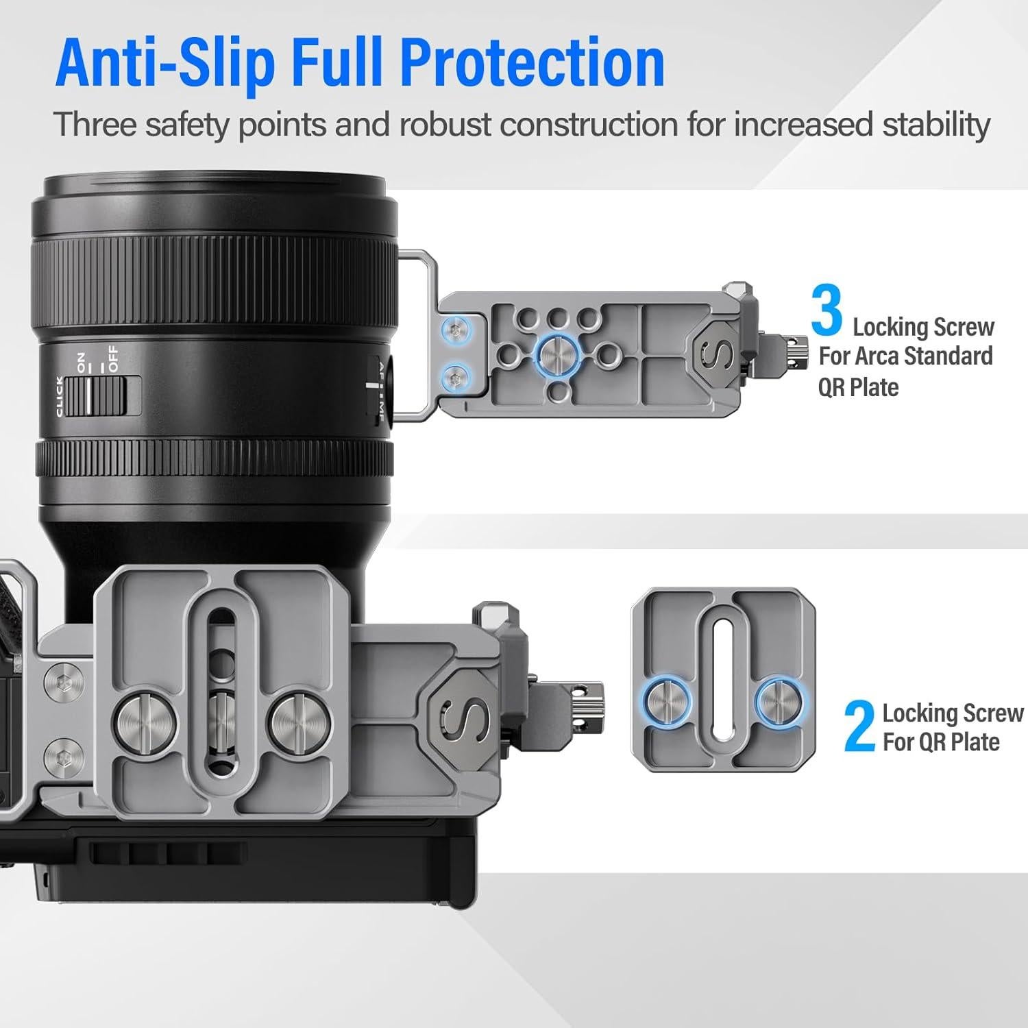 Jaula de Cámara SIRUI para Sony FX3 FX30 con Correa y Accesorios