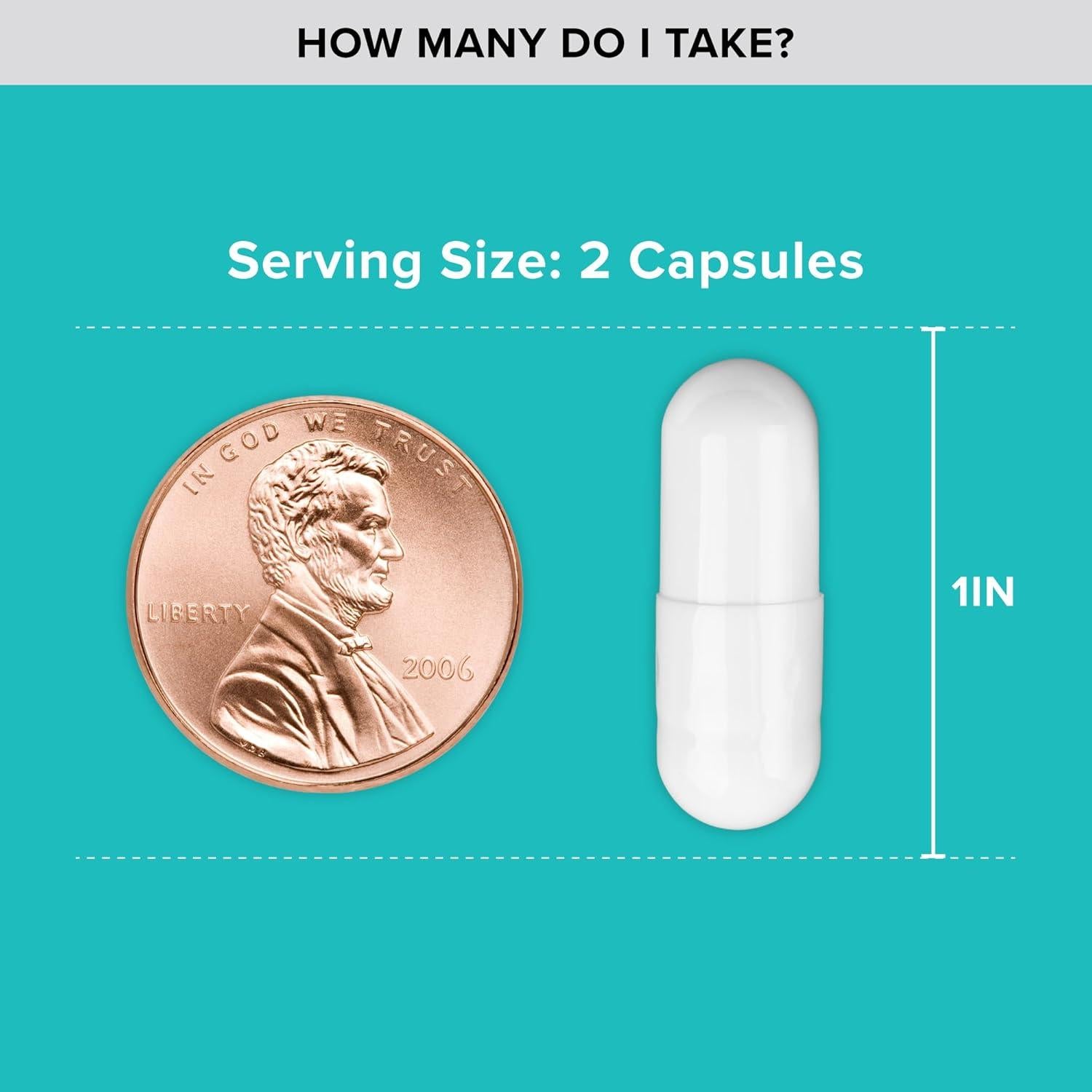 Cápsulas de Magnesio Qunol 420mg Alta Absorción 120 Unidades