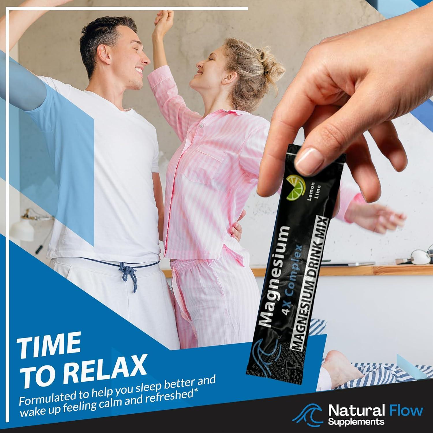 Suplemento de Magnesio 4X Natural Flow - 120 Cápsulas