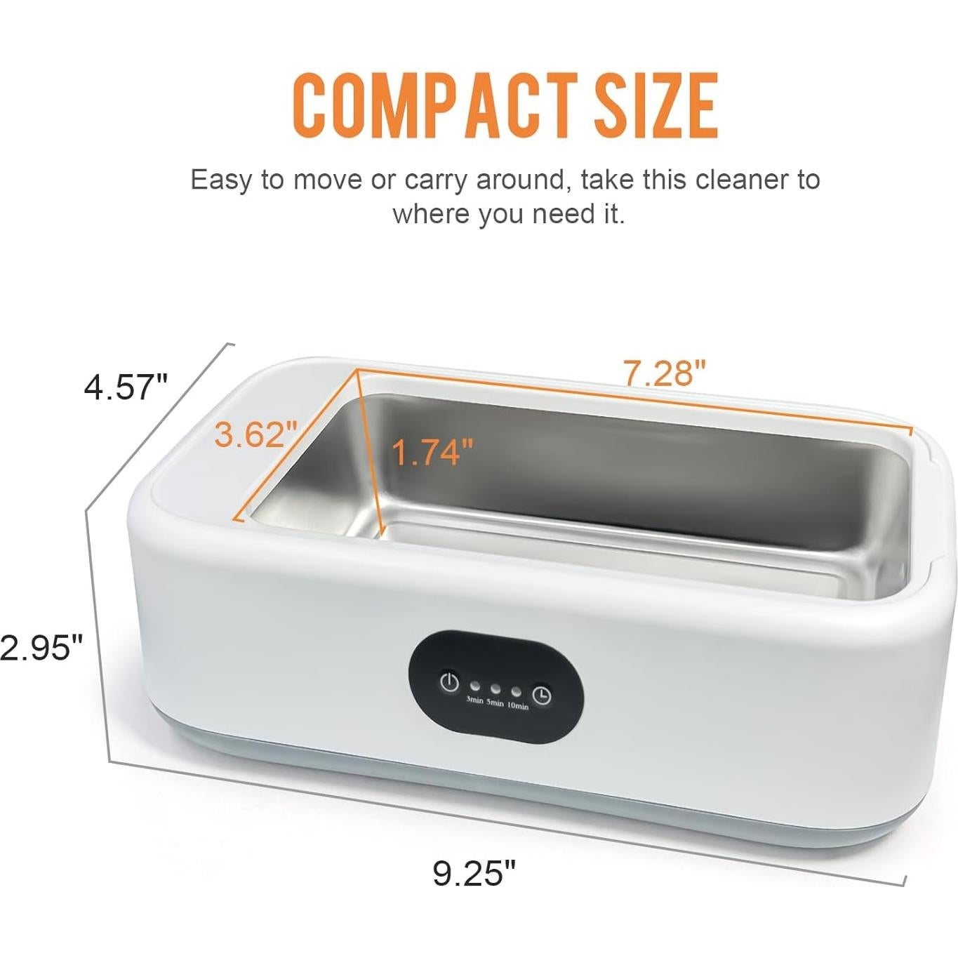 Máquina de Limpieza Ultrasónica MTWML 640ml 40W 49kHz