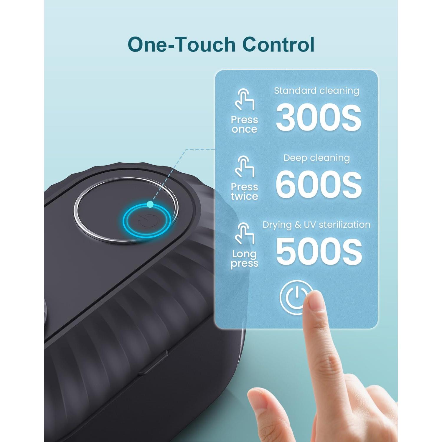 Limpiador Ultrasónico de Joyas Pixosn 200ml Acero Inoxidable