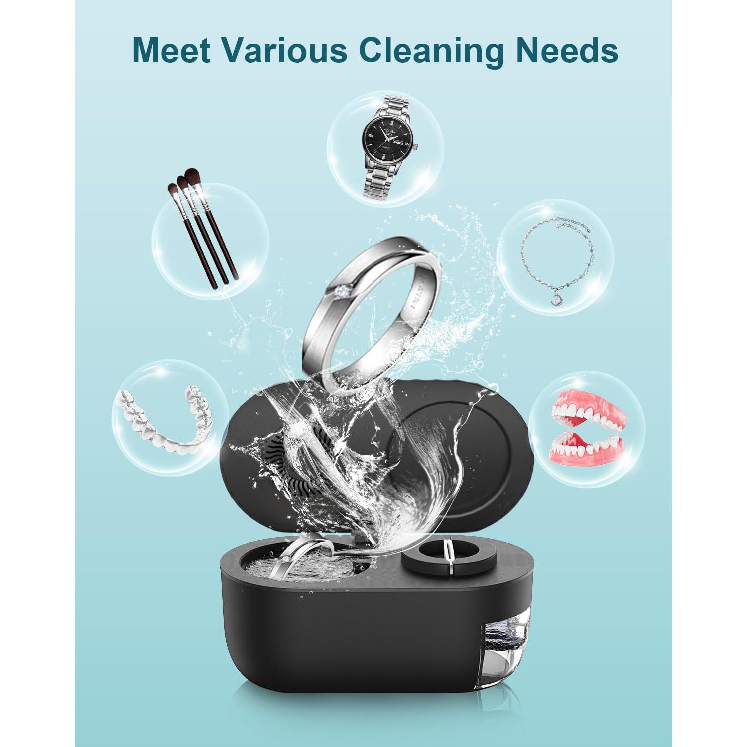 Limpiador Ultrasónico de Joyas Pixosn 200ml Acero Inoxidable