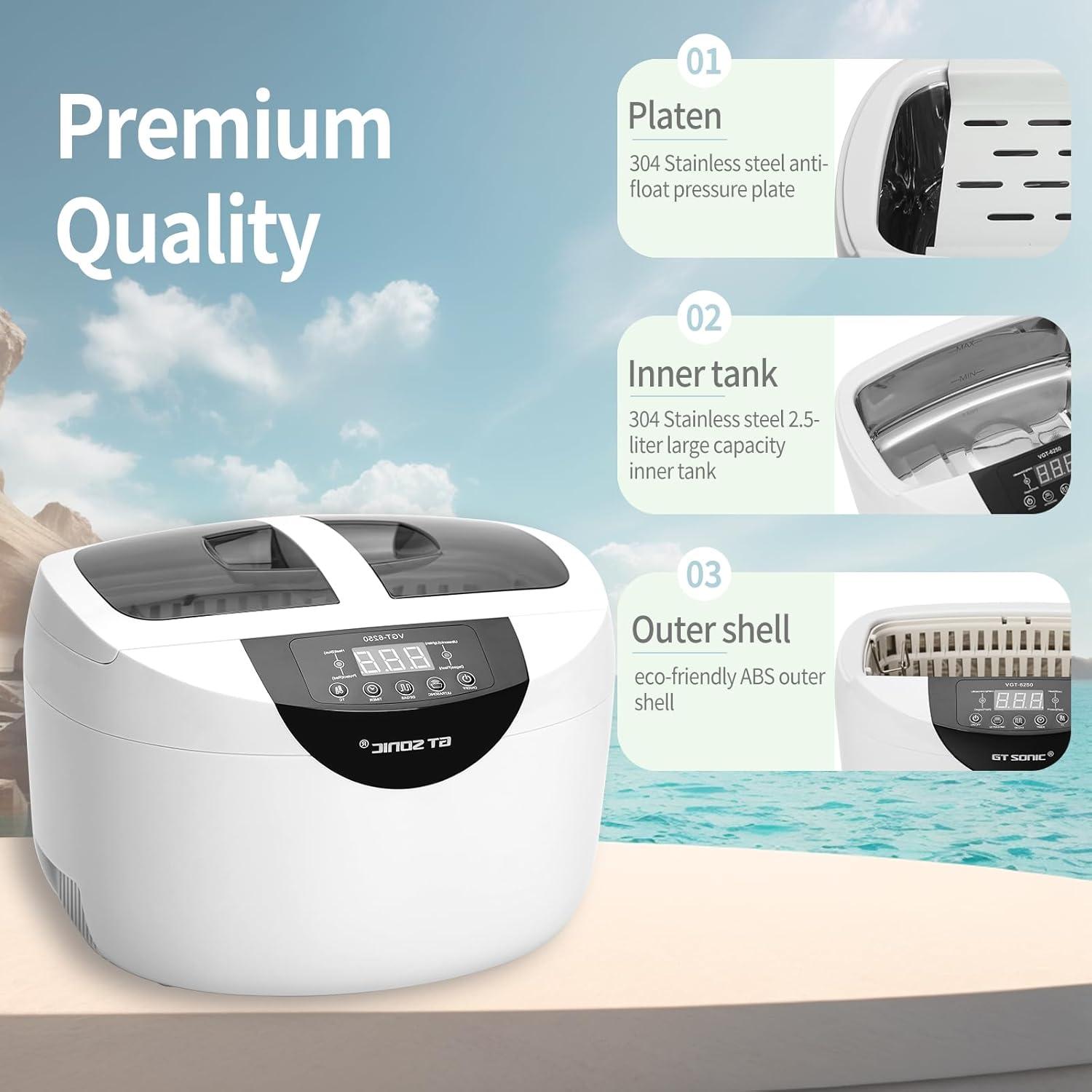 Limpiador Ultrasónico Profundo BUIFAC 2.5L para Joyería