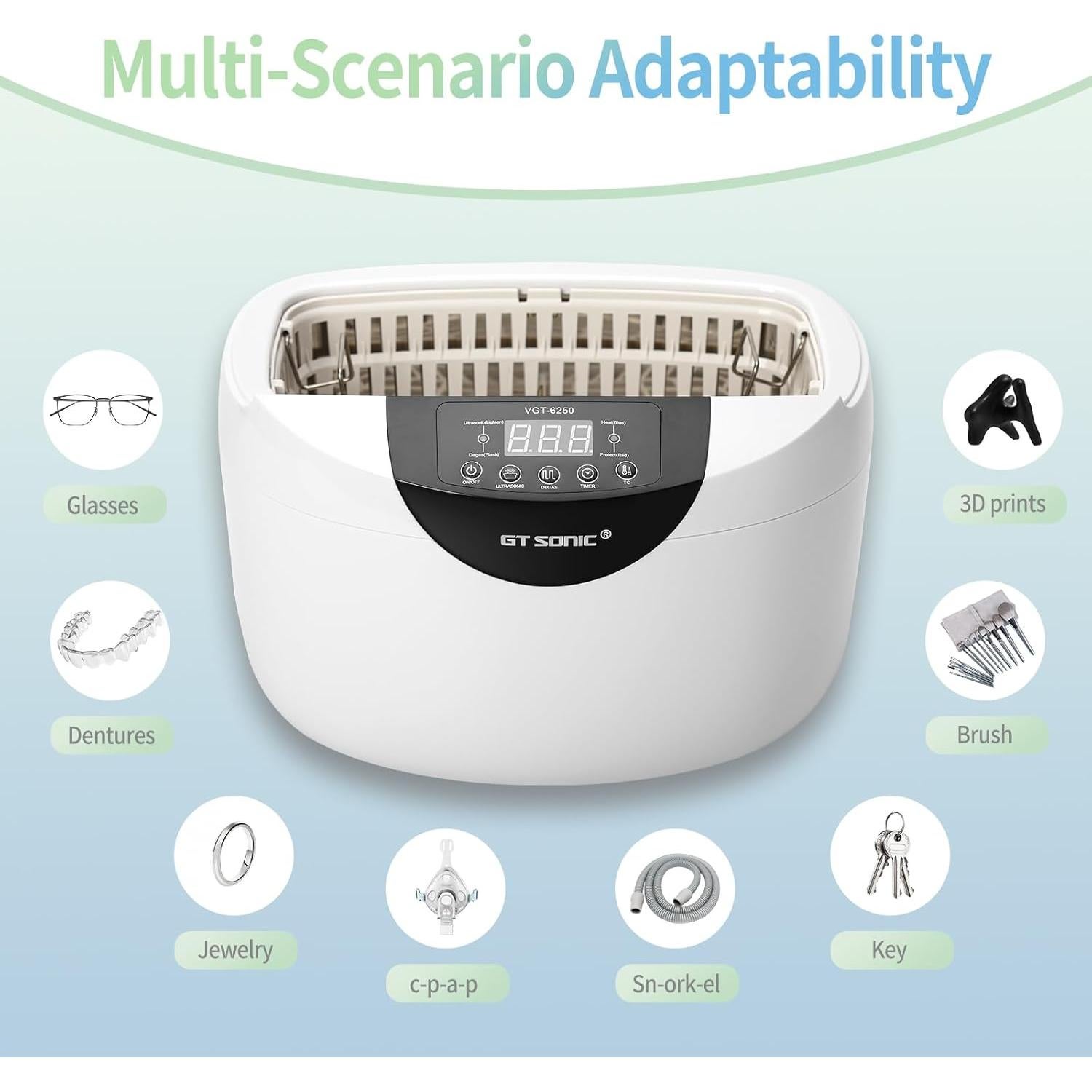 Limpiador Ultrasónico Profundo BUIFAC 2.5L para Joyería