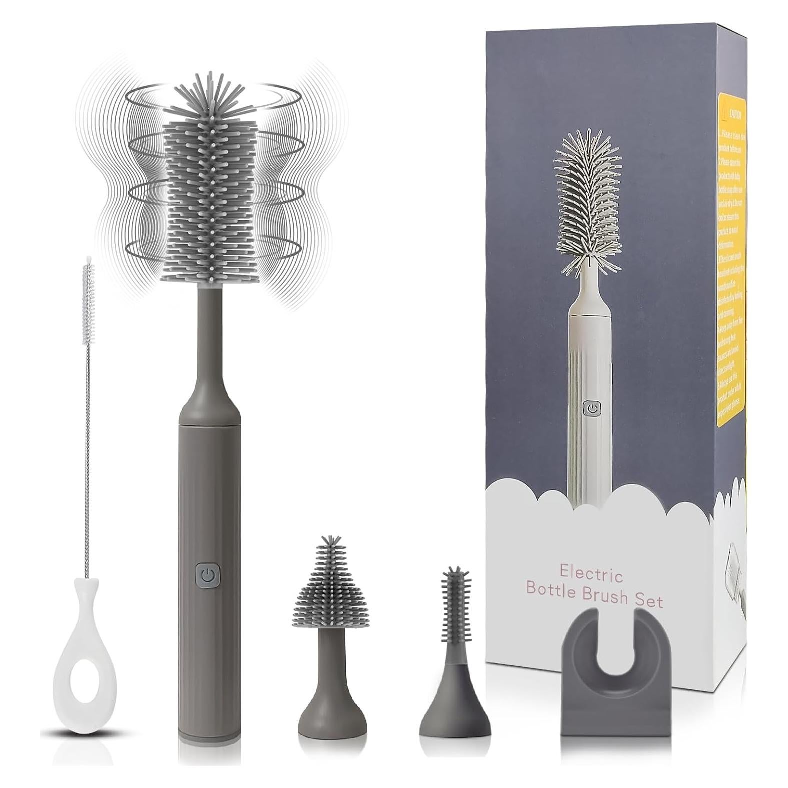 Cepillo eléctrico de limpieza Augensterm con 3 cepillos de silicona