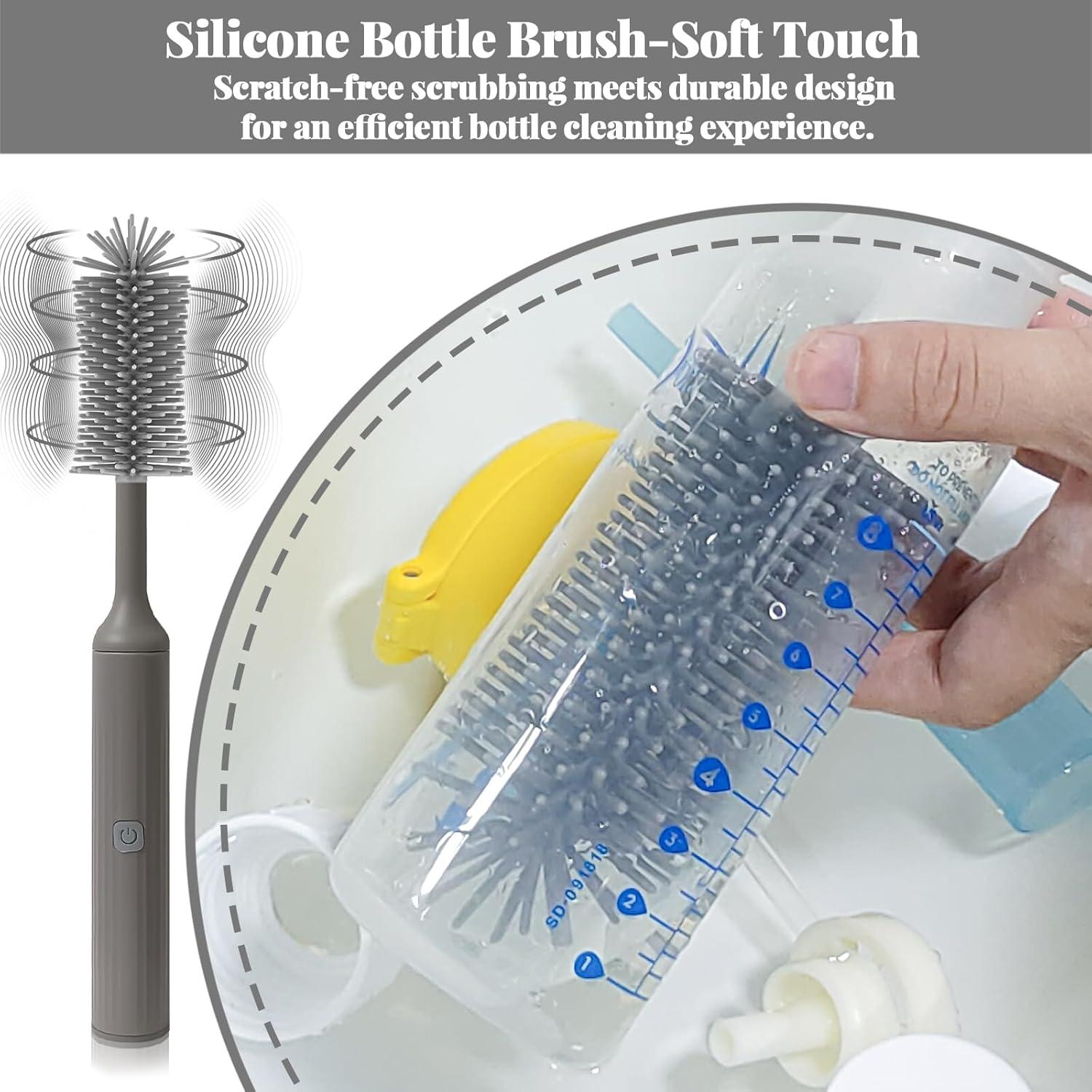 Cepillo eléctrico de limpieza Augensterm con 3 cepillos de silicona