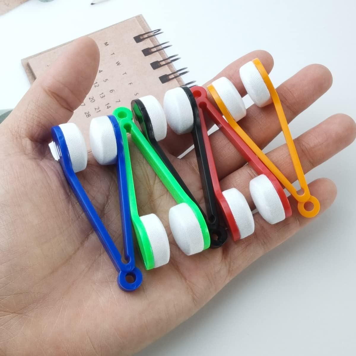 20 Cepillos Limpiadores de Gafas GXXMEI Microfibra 5 Colores