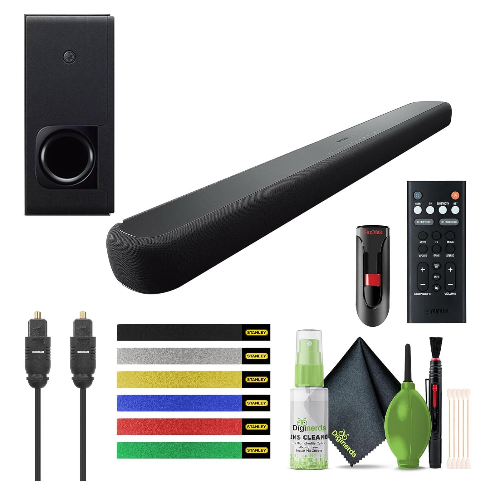 Barra de Sonido Yamaha YAS-209BL 2.1 con Subwoofer Inalámbrico