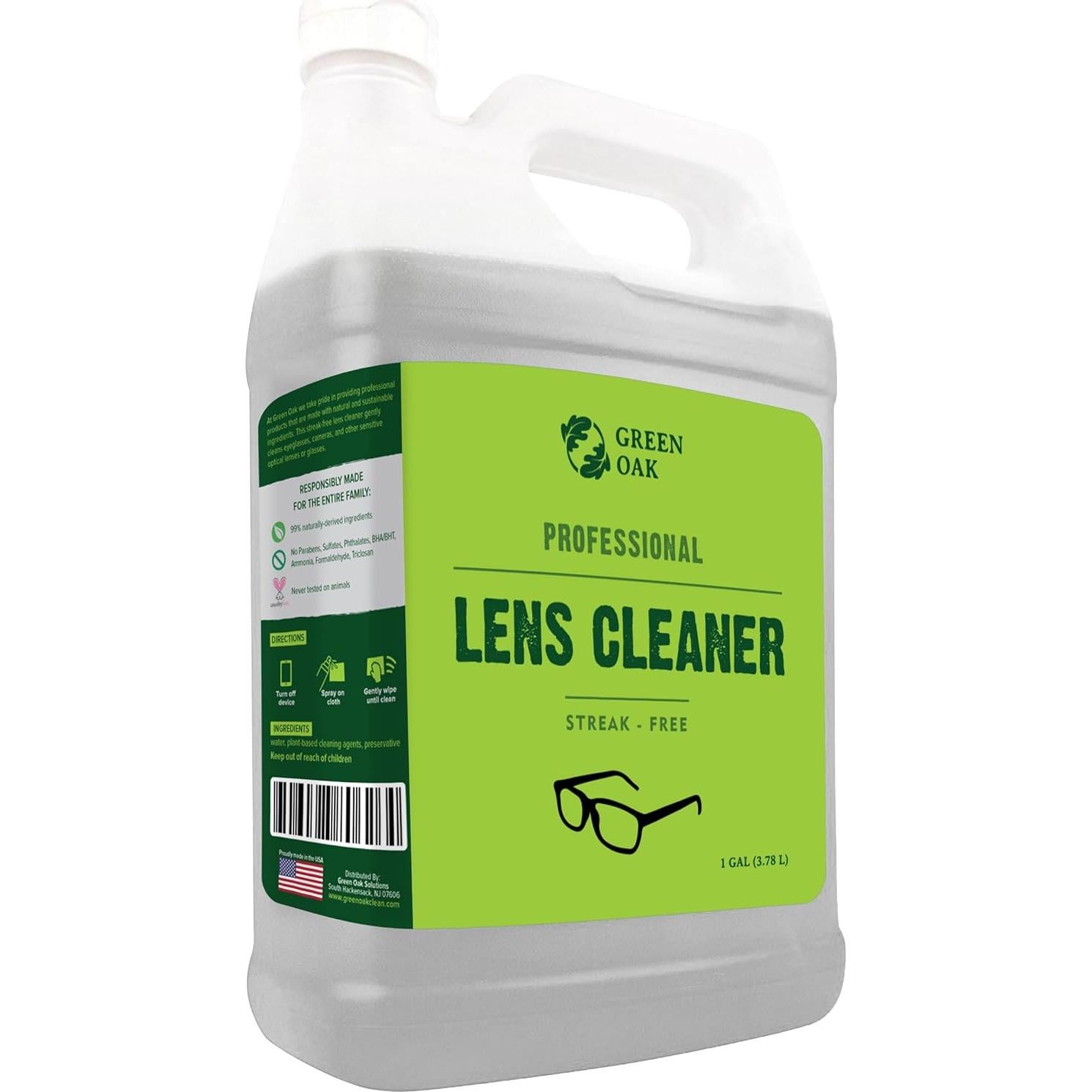 Recarga Limpiador de Lentes Green Oak 3.78L - Biodegradable