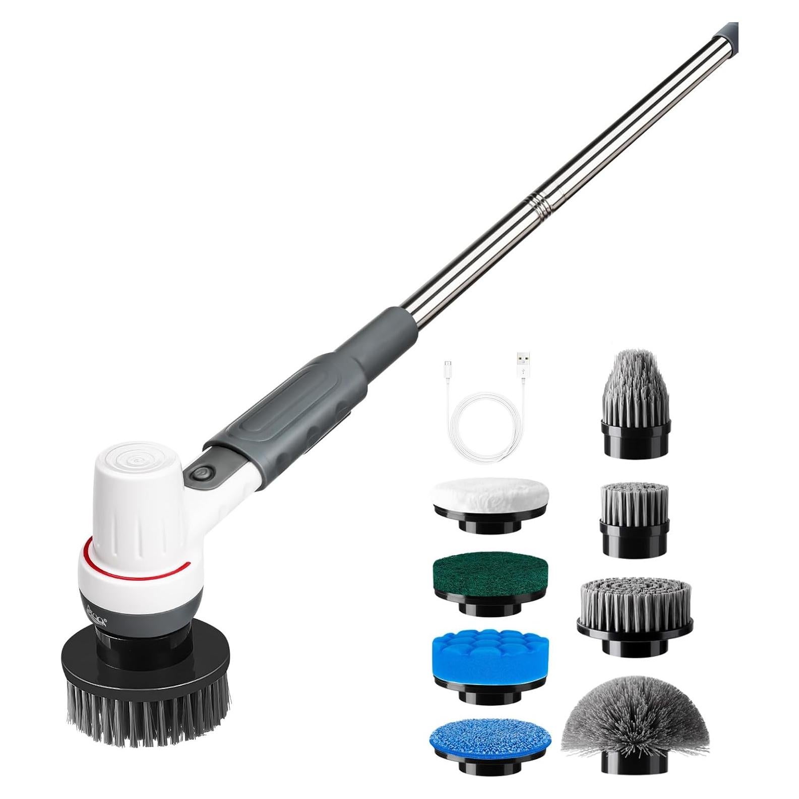 Kit de Limpieza Eléctrico AQQA 8 en 1 para Acuarios IPX9