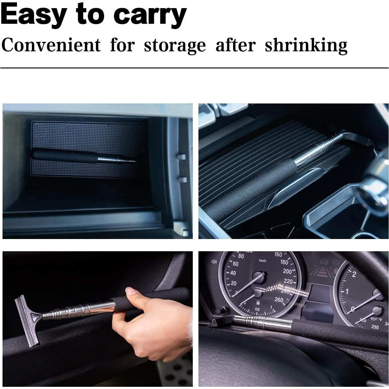 Limpiaparabrisas Telescópico Jeseny 98cm para Espejos de Auto