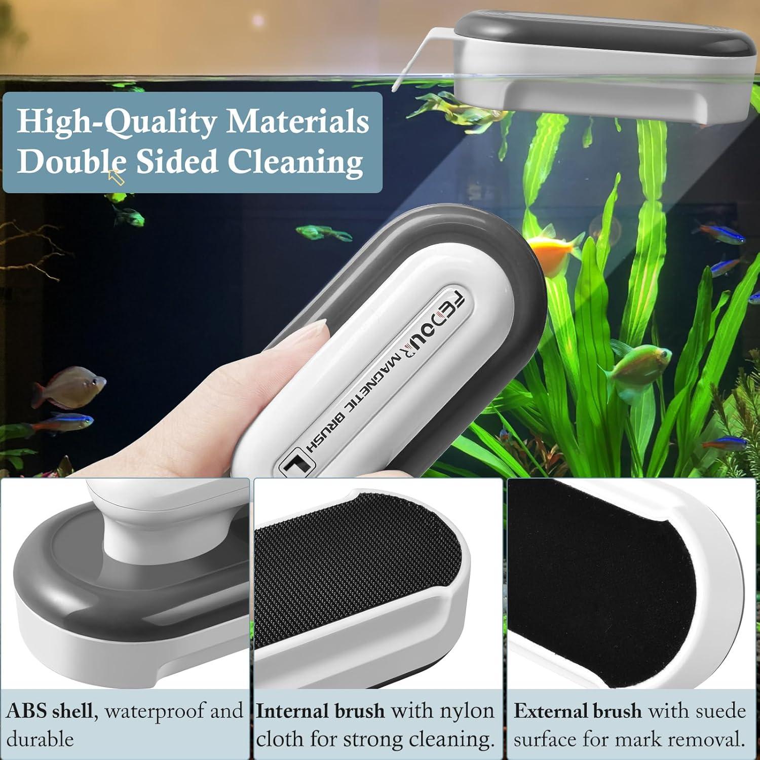 Limpiador Magnético para Acuarios FEDOUR Grande 0.5-2.5cm