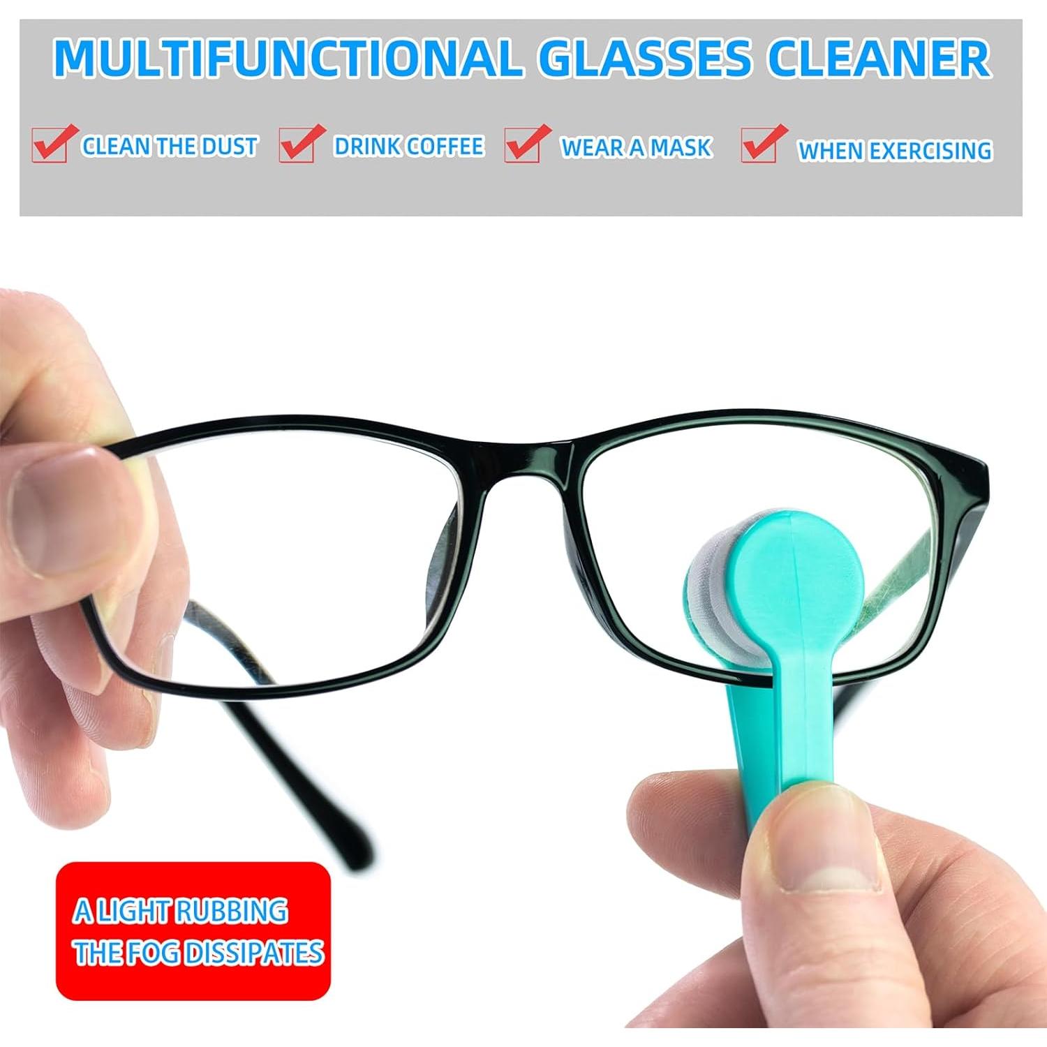 Limpiador de Lentes de Gafas SNNSHUN - 10 Cepillos Microfibra