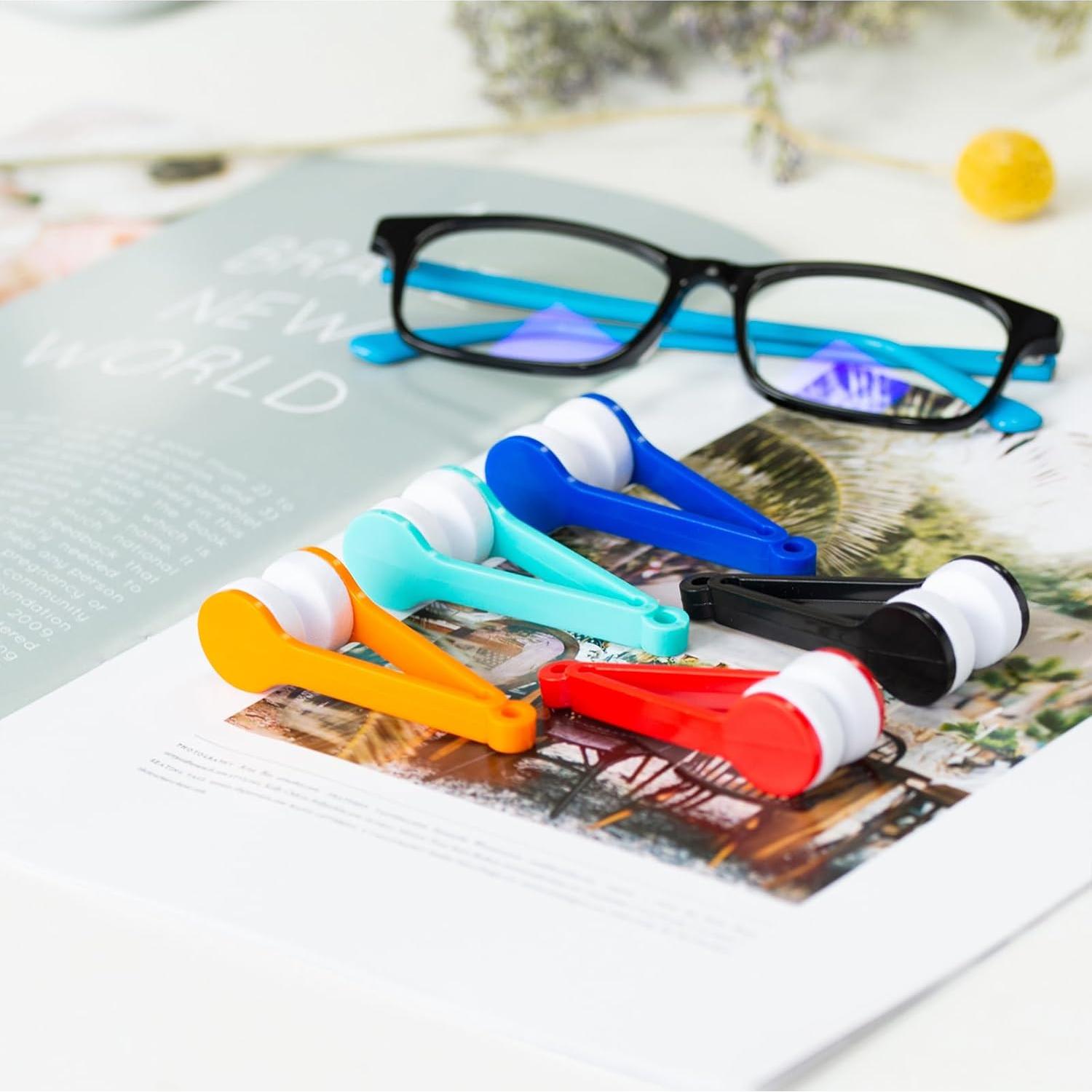 Limpiador de Lentes de Gafas SNNSHUN - 10 Cepillos Microfibra