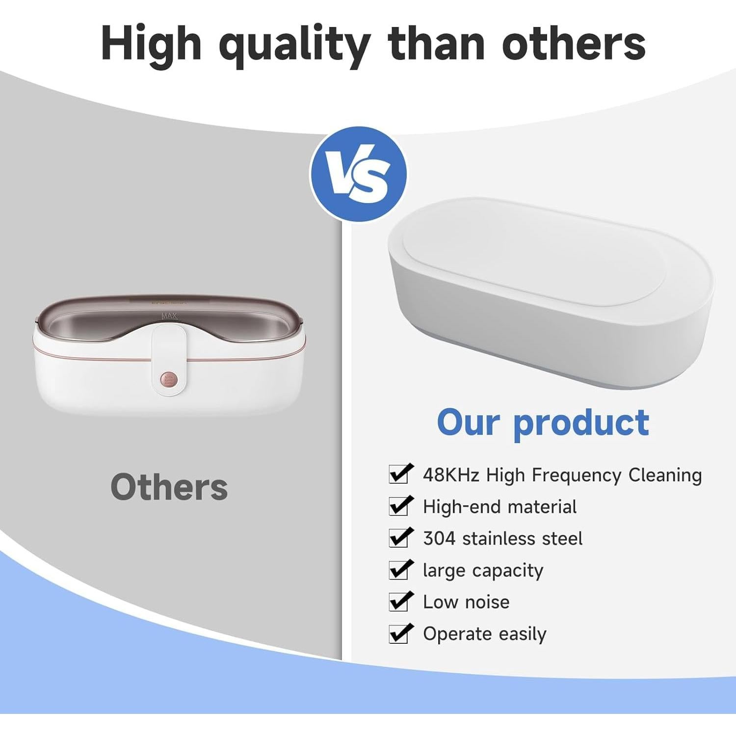 Limpiador Ultrasónico EQUEEN 48KHz Acero Inoxidable 304