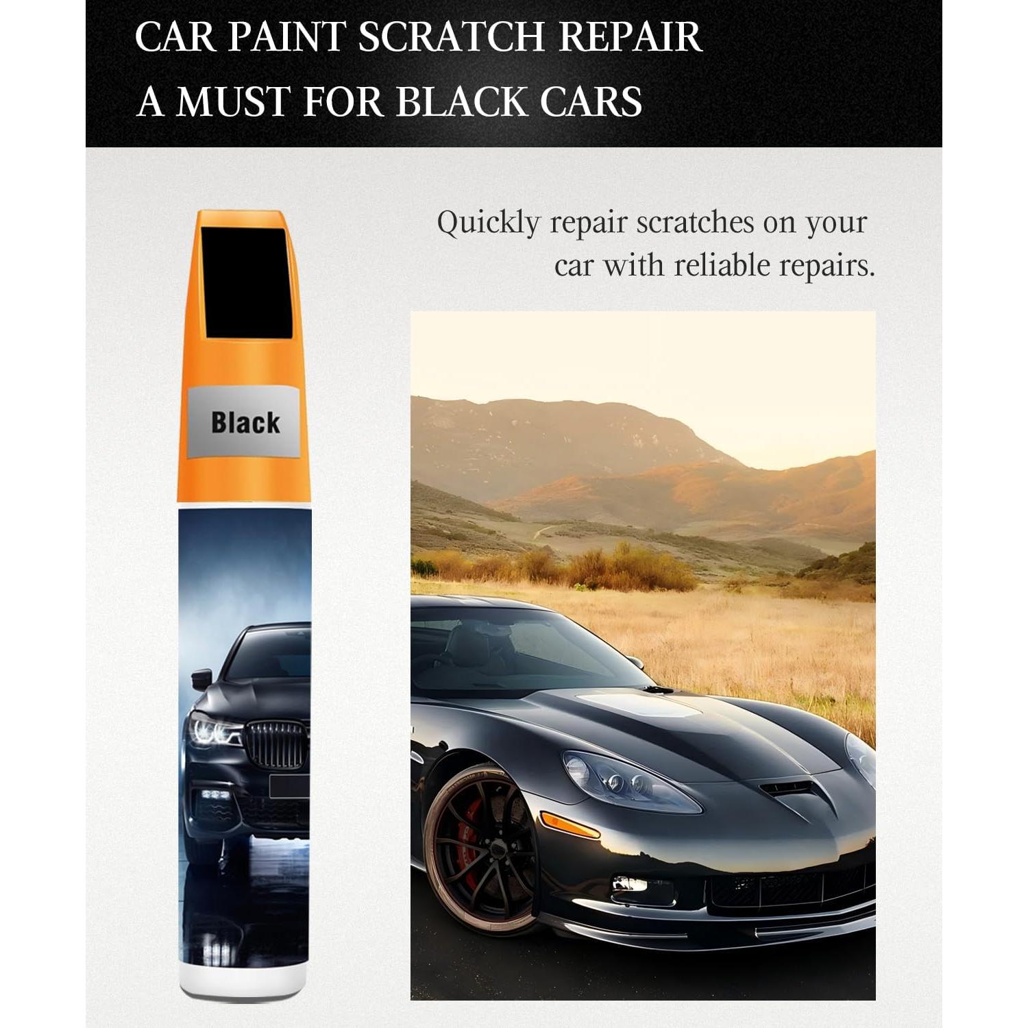 Pintura de Retoque Negra Brillante Filmer 12 ml para Coches