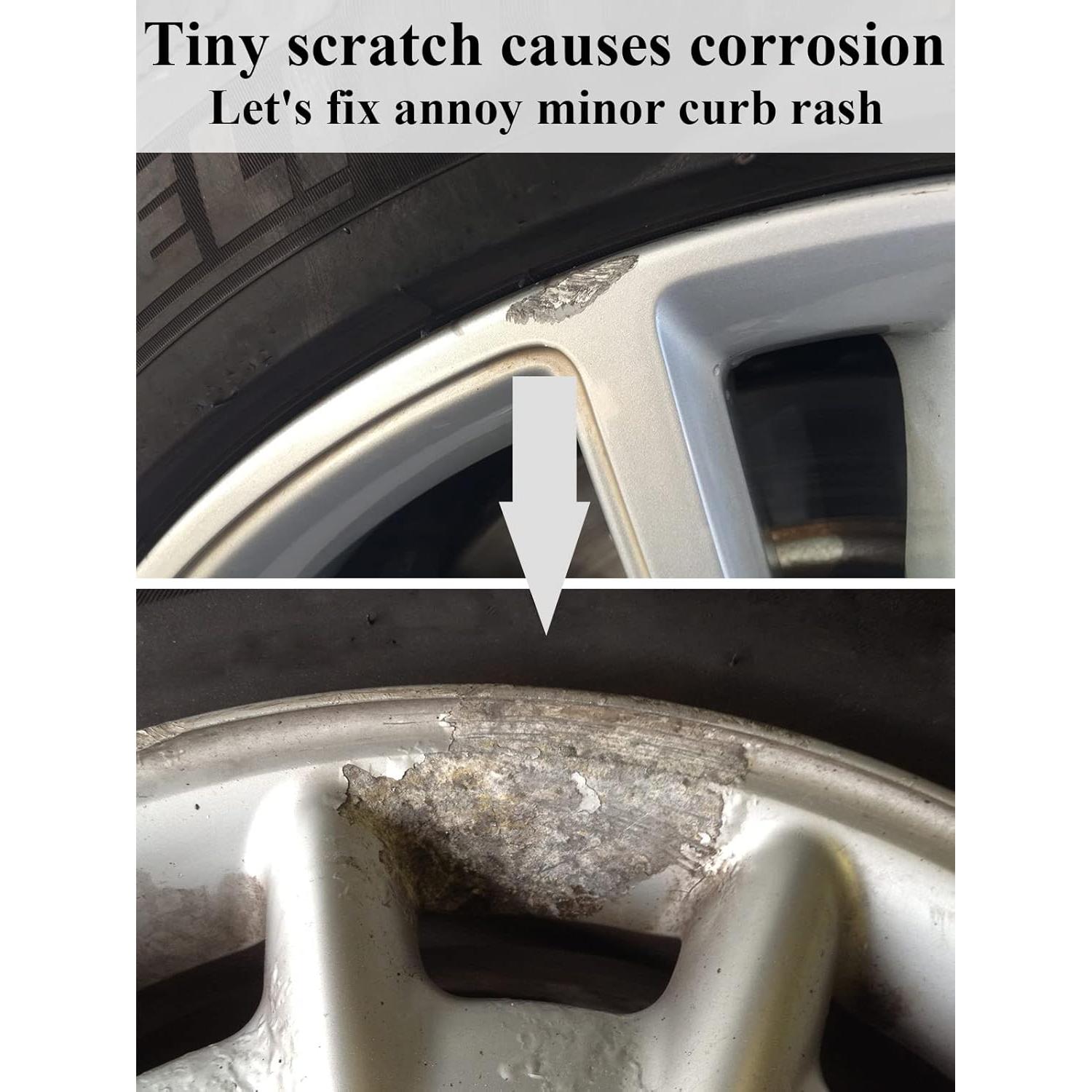 Pintura de Retoque para Llantas SYOAUTO Negro Brillante 12ml