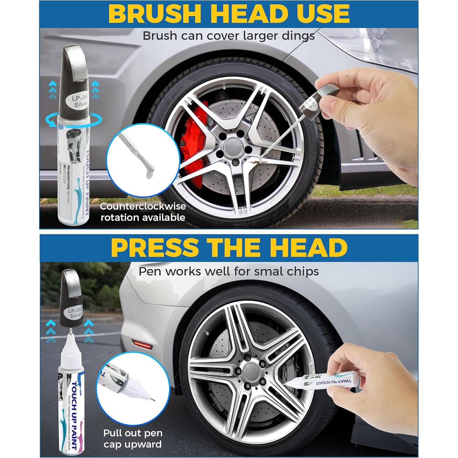 Bolígrafo de Pintura de Retoque UBOG 29.57 ml Plata