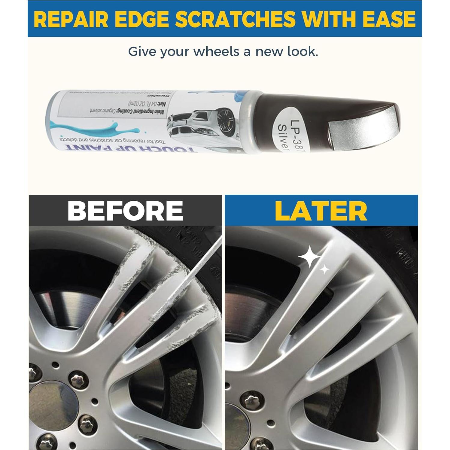 Bolígrafo de Pintura de Retoque UBOG 29.57 ml Plata