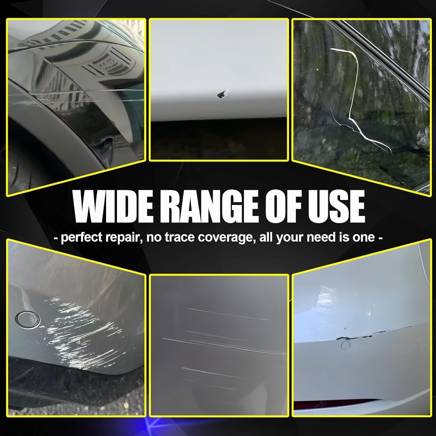 KIKIMO Kit de Pintura de Retoque para Tesla Blanco Perla 12ml