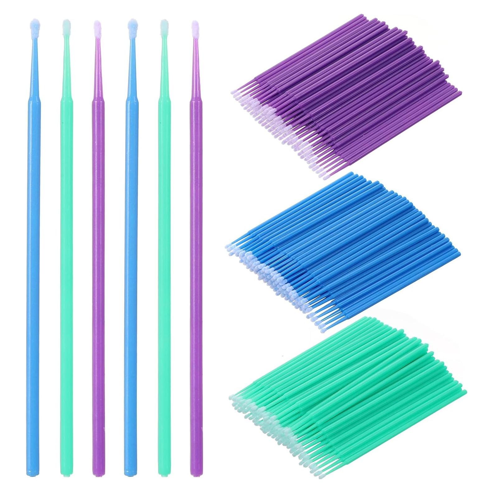 300 Cepillos Micro Aplicadores Oruola para Retoque de Pintura