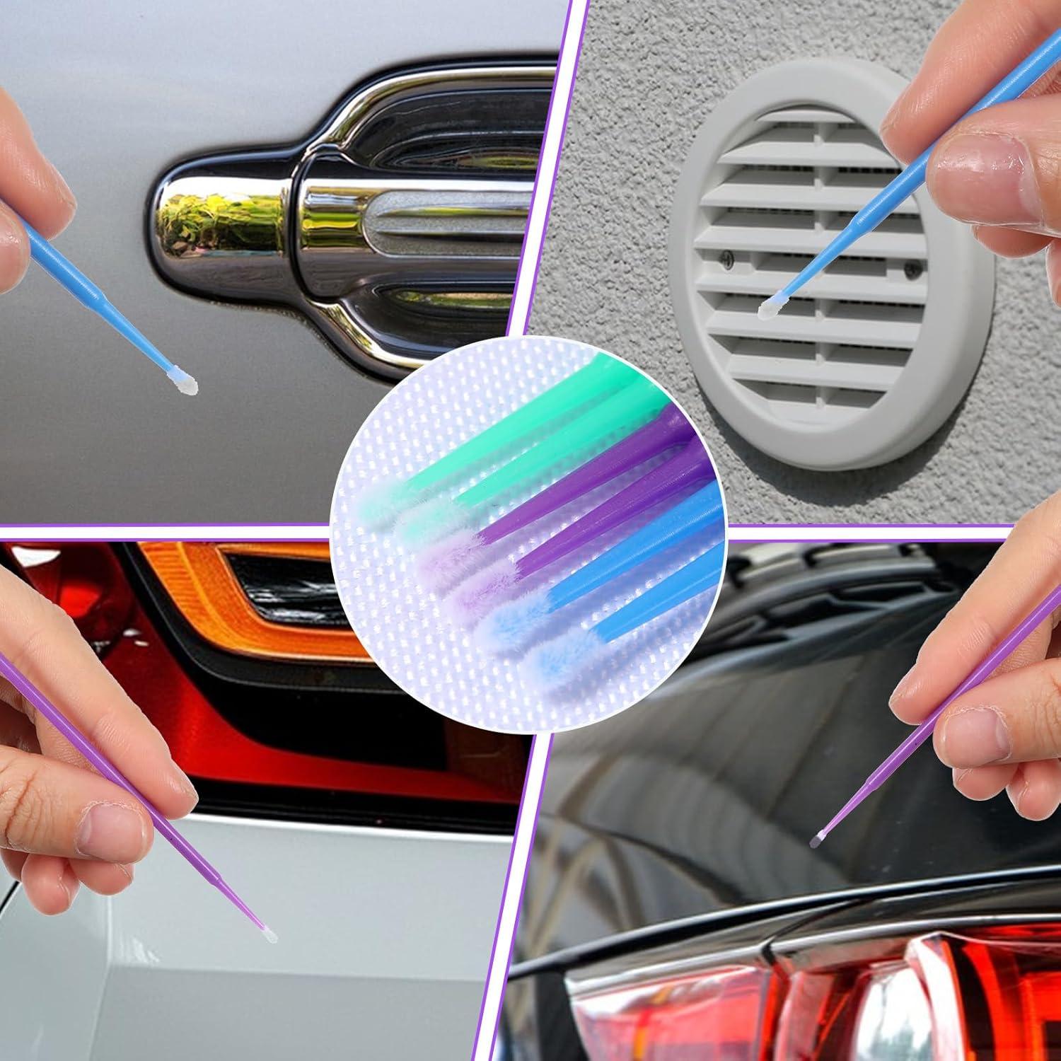 300 Cepillos Micro Aplicadores Oruola para Retoque de Pintura