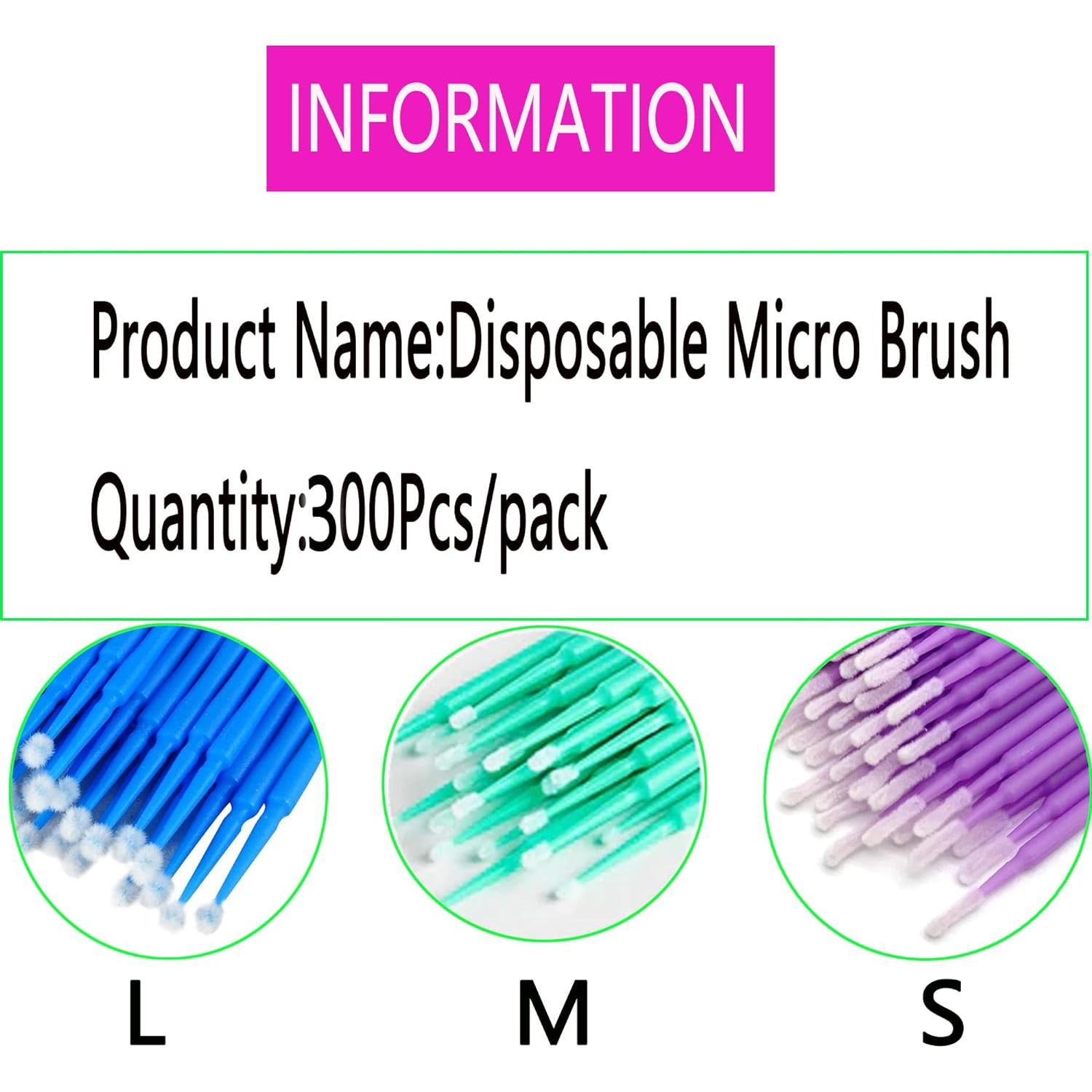 300 Brochas de Pintura para Retoque Automotriz Yuanwovv