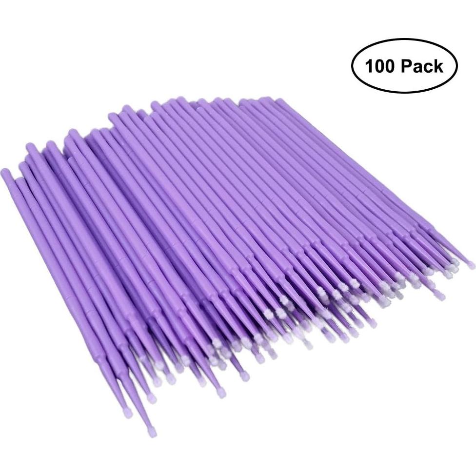 Pinceles de Retoque ATLIN, 100 Aplicadores Micro 1.5mm